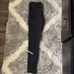 Black fleece lined leggings
